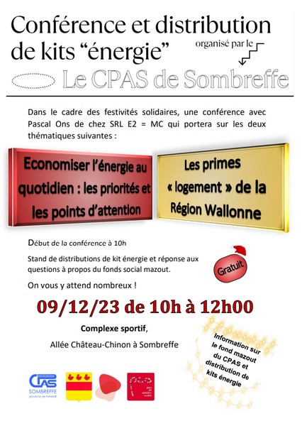 Energisons nous affiche CPAS décembre 2023